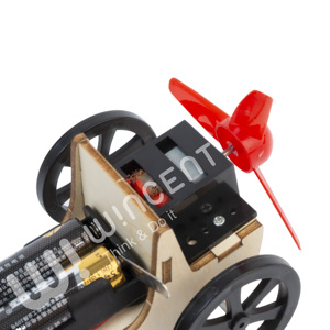 Fabricante de Juguetes Educativos STEM para Niños, Coche de Carreras de Impulso por Viento, Kits de Experimentos Científicos DIY - Product Image 4