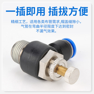 Vanne de régulation pneumatique SL6-M5 1/4 po pour gaz avec joint en caoutchouc, usage général - Product Image 3