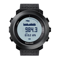 Montre intelligente étanche en acier inoxydable pour sports de plein air, altimètre, baromètre, boussole, température, équipement de plongée multifonctionnel