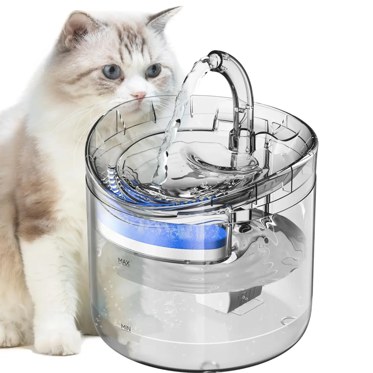 2024 yeni tasarım otomatik Pet içme su çeşmesi dağıtıcı filtre