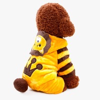 Fabrication en gros de manteaux mignons pour chiens de dessin animé, accessoires pour animaux de compagnie, vêtements d'hiver pour petits chiots