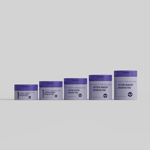 50ml 100ml 150ml 200ml 250ml 300ml 350ml ml Tampons de coton exfoliants Pot en plastique spécial avec <span class=keywords><strong>pince</strong></span> à épiler Flip Top Cap - Product Image 2