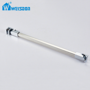 Installation facile Connecteur <span class=keywords><strong>de</strong></span> tube chromé pour salle <span class=keywords><strong>de</strong></span> bain Quincaillerie <span class=keywords><strong>de</strong></span> porte <span class=keywords><strong>de</strong></span> <span class=keywords><strong>douche</strong></span> <span class=keywords><strong>Barre</strong></span> <span class=keywords><strong>de</strong></span> <span class=keywords><strong>support</strong></span> <span class=keywords><strong>de</strong></span> porte <span class=keywords><strong>de</strong></span> <span class=keywords><strong>douche</strong></span> en acier inoxydable - Product Image 1