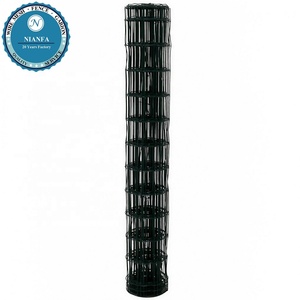 Rollo de <span class=keywords><strong>malla</strong></span> de alambre soldado, cercado de jardín de plástico simple, fácil de instalar, valla de alambre de acero recubierto de PVC verde - Product Image 3