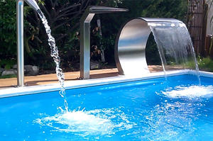 <span class=keywords><strong>Piscine</strong></span> Spa Massage Cascade Utilisé En Acier Inoxydable Arc Crochet Cascade Douche Déversoir Cascade - Product Image 4