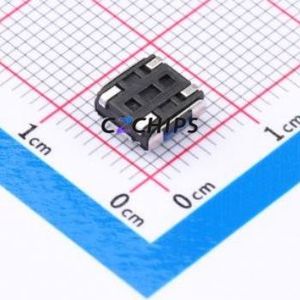 TP11122631 Tactile Switch SMD,6.2x6.2mm Switch Single Pole Single Throw Round Button 2.6N Vertical Mount - Product Image 2