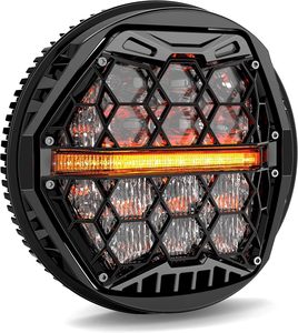 Phare LED de 7 pouces DRL pour Harley Touring Ultra <span class=keywords><strong>Electra</strong></span> Street Glide Road King Yamaha Heritage Softail CVO, phare de moto - Product Image 1