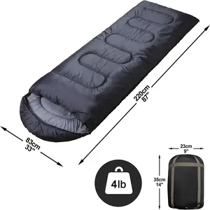 Saco de dormir de compresión portátil para acampar al aire libre, para viaje