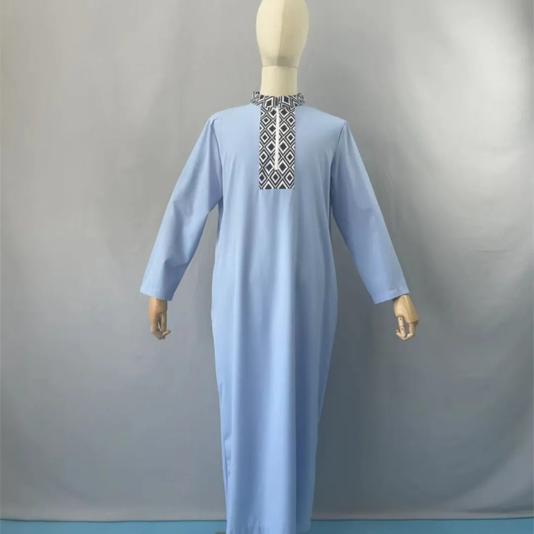 イスラム教徒のローブal haramainthobeイスラム服jubba tenu tunique hommme bisht arabic abaya men