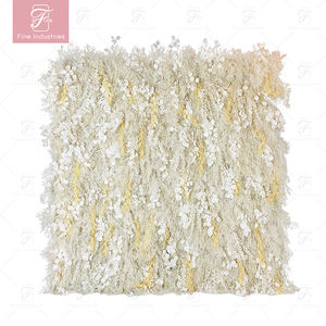 Fournitures de décoration de mariage Plante Fleur Décoration <span class=keywords><strong>Rose</strong></span> Panneau mural Fleur Mur Faux - Product Image 1