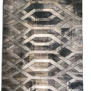 luxury modern area rug black and white cotton canvas rug flooring carpets area rug