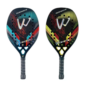 SUNWAVE Camewin 3K Holo graphischer Strand tennis schläger Voll carbon rahmen Feminino Masculina Kit Unhöfliche Oberflächen behandlung - Product Image 1