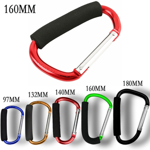 Mosquetón grande Accesorio para cochecito Gancho de aluminio para mamá con llaveros - Product Image 1