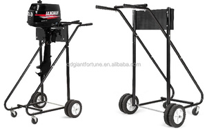<span class=keywords><strong>Carrello</strong></span> di stoccaggio del <span class=keywords><strong>carrello</strong></span> del <span class=keywords><strong>carrello</strong></span> del supporto del motore della barca fuoribordo resistente di capacità 315lbs - Product Image 4