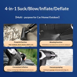<span class=keywords><strong>Aspirateur</strong></span> de voiture sans fil, sans balais, haute puissance, réglage à deux vitesses, aspiration et soufflage, double usage, mini portable pour la maison - Product Image 2