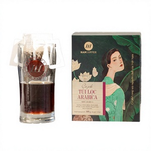 HANCOFFEE Café Arábica de Tueste Medio de Alta Calidad en Bolsas para Goteo |   Prácticas Bolsitas de Café Molido |   Fábrica en Vietnam - Product Image 1