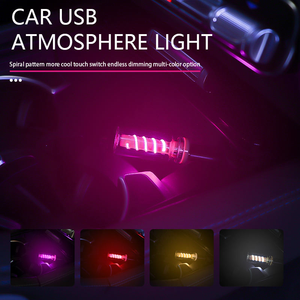 Car USB <b>Night</b> <b>Light</b> Touch Dimmable LED Filament Portable Lighting <b>Plug</b> and Play Car Decoration Ambient <b>Lights</b> - Product Image 6