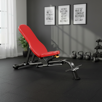 AL-4005 BODYLONGER Banc de musculation multifonctionnel pliable unisexe en métal, chaise de fitness réglable pour haltères et barres