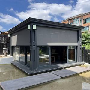 מפעל כל העונה תריס חשמל אלומיניום פרגולה גן חופה גזבו בחוץ פרגולות פרגולות ממונע - Product Image 5