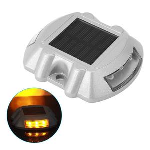 Marcador de Carretera Solar de Aleación de Aluminio, Resistente a 10 Toneladas de Compresión, Impermeable IP68, Doble Cara, 6 LED, Ojo de Gato - Product Image 3