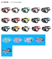 Masque de plongée pour adultes, ensemble de tuba, lunettes de natation en silicone noir, anti-buée, vue large, équipement de plongée en apnée pour piscine et mer