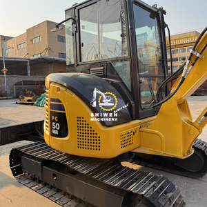 Komatsu ใช้ PC50MR รถขุดขนาดเล็กมอเตอร์มือสองเครื่องจักรก่อสร้างรวมถึงโมเดลเครื่องยนต์ปั๊มกระปุกเกียร์สำหรับการเคลื่อนย้ายดิน - Product Image 6