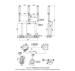 เบรกเกอร์วงจร SF6 ยี่ห้อซีอานซีเดียน รุ่นที่ดีที่สุด 145kV LW25-126 แบบ 3 โพล 3 เฟส สำหรับใช้งานภายนอกอาคาร LW25-126 145kv เบรกเกอร์วงจร SF6 33 - Product Image 1