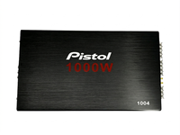 Amplificateur de voiture PISTOL GM-E1004 1000W 4 canaux classe AB, stéréo pleine gamme 100W x 4 RMS 14.4V 10Hz-60kHz