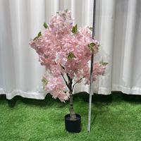 Arbre artificiel en soie à fleurs de cerisier, décoratif pour mariage, remise de diplôme, Noël, Pâques, hôtels, 90cm-190cm, durable, haute simulation
