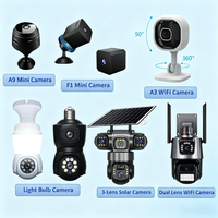 Caméra WiFi ICSEE, caméra de sécurité extérieure sans fil, caméra CCTV WiFi, IP66 étanche, vision nocturne couleur, détection de mouvement, caméra IP