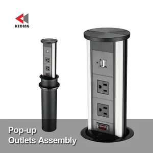 Pop Up Đồ Nội Thất Nhà Bếp Thông Minh Power Nhiều Sockett Với Dây Điện Không Dây Kết Nối Ổ Cắm Gắn Kết Và Chuyển Đổi - Product Image 1