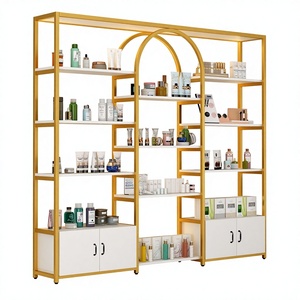 <span class=keywords><strong>Vitrine</strong></span> de présentation moderne en acier inoxydable PIN ANG de haute qualité, confortable et durable, pour salons de maquillage et vente au détail - Product Image 4
