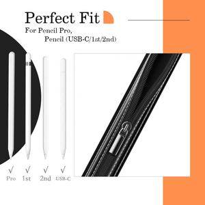 <span class=keywords><strong>MoKo</strong></span> ISO BSCI personnalisé usine étui à crayon étui en cuir PU pochette à fermeture éclair pour Apple <span class=keywords><strong>Pencil</strong></span> 1 2 - Product Image 2