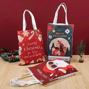 Sacs fourre-tout en toile personnalisés en gros, sacs d'épicerie réutilisables en coton avec poignées colorées pour le bricolage et les cadeaux personnalisés - Product Image 2