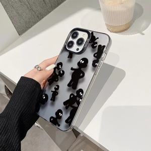 Buffo piccolo ragazzo nero per IPHONE 15promax custodia per telefono piccolo fresco IMD case di vendita calda custodia per telefono per iphone 16promax - Product Image 3