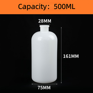 Flacon de vaccin en PE de haute qualité 500 ml, stérilisé EO, pour médicaments vétérinaires, flacon en plastique stérile pour vaccin médical - Product Image 2
