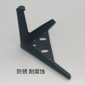 Pieds de canapé Luye Hardware, 1,8 mm, noir mat, 12 cm, 15 cm, 18 cm, anti-rouille, résistants à la corrosion, support de meubles - Product Image 1
