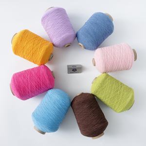 High Toughness Wear Resistant Core Spun <b>Ring</b> Spun 100# Dyed High Latex <b>Rubber</b> Covered Yarn KNITJOY Brand S/Z Twist for Socks - Product Image 2