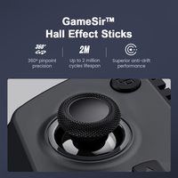 Manette sans fil Gamesir X5S BT avec garantie d'un an, manette de jeu extensible, joystick à effet Hall pour PC, iOS, Android, Switch 2