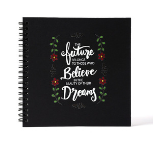 <span class=keywords><strong>Album</strong></span> photo de scrapbooking DIY de 6 pouces, couverture rigide, pages vierges en kraft, sans acide, 40 pages, livre de souvenirs pour les mariages, les anniversaires, la famille - Product Image 2