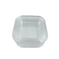 2 pouces de couverture ciel et terre boîte de prothèse dentaire transparente/boîte à membrane en plastique