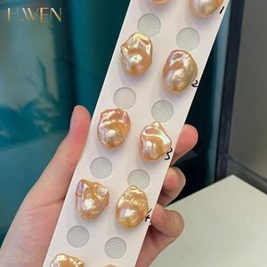 Hạt ngọc trai nước ngọt tự nhiên hình khoai tây 3A cấp 9-19mm màu trắng/hồng/tím, bán buôn, dùng làm đồ thủ công DIY - Product Image 5