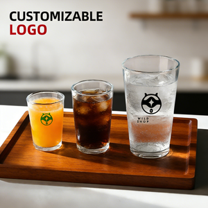 Bicchieri da Birra in Stile Americano Direttamente dalla Fabbrica, Bicchieri Trasparenti a Forma di V, Personalizzabili con Logo per Birra Artigianale, Acqua, Regali - Product Image 6