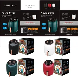 Friteuse à air antiadhésive de haute qualité 8L et autocuiseur manuel électrique 2400W pour une friture rapide et saine des aliments pour camping-car - Product Image 5