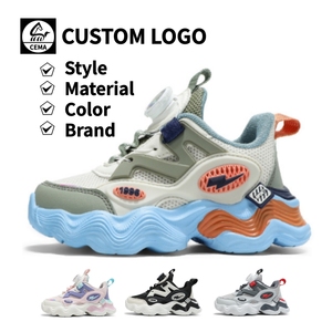 Cema Wholesale of Various Styles of Mixed Mesh Breathable Running and Shock-absorbing Sports Shoes for Children in Stock