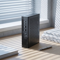Intel Core I5 Generasi ke-8 Mini PC Tanpa Kipas 16GB DDR4 256GB SSD Windows 11 Pro H110 4K Office Desktop Faktor Bentuk Kecil