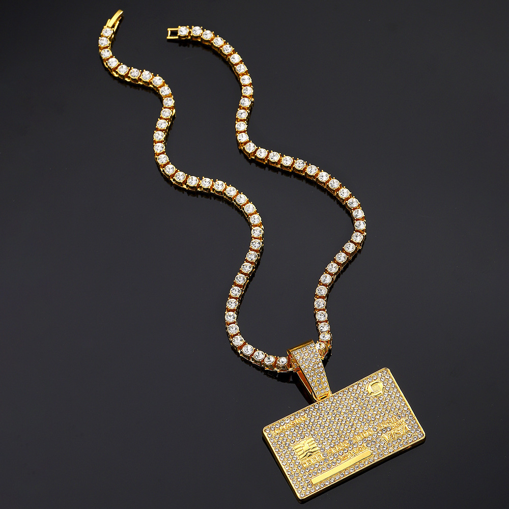 RENQING Factory Iced Out 5mm Tennis Chain With Hip Hop Rhinestone