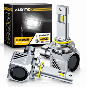 หลอดไฟหน้ารถยนต์ AUXITO รุ่นใหม่ล่าสุด 9005 HB3 LED รุ่น M6 Ultra Series 150W 24000 ลูเมนส์ ชุดเปลี่ยนหลอดไฟ HID ฮาโลเจน เป็น LED - Product Image 5
