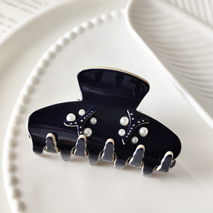 Kinling 2025 Nuevas pinzas para el cabello de perlas con logotipo personalizable de lujo ligero de gama alta - Product Image 6