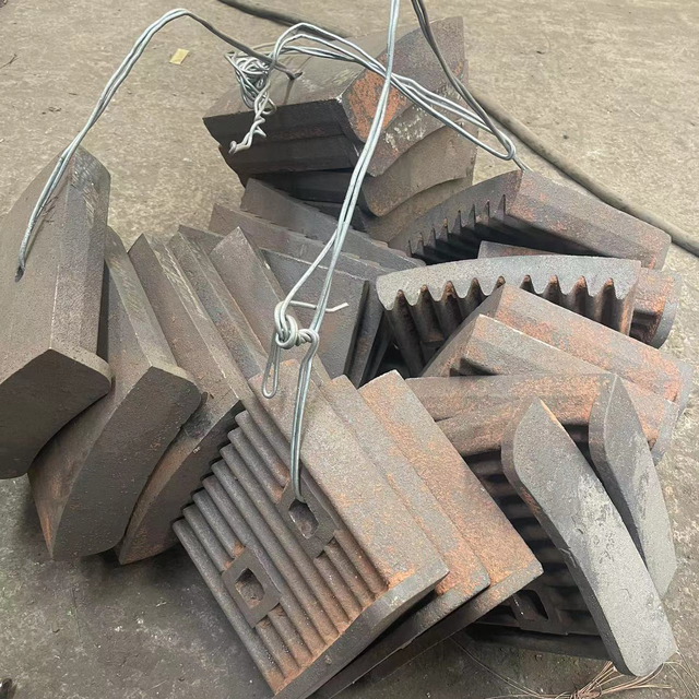 Ore Mining Forging or Casting Mn18Cr2 Liner Plate Vertical Shaft Crusher Liner Plate